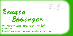 renato eppinger business card